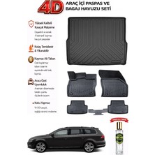 Volkswagen B8 Stw 2018 Model Araca Özel Kokusuz Paspas Takımı + Bagaj Havuzu