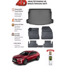 Ds4 2022 Model Araca Özel Kokusuz Paspas Takımı + Bagaj Havuzu