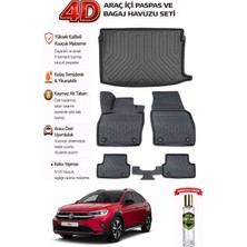 Volkswagen Taıgo 2024 Model Araca Özel Kokusuz Paspas Takımı + Üst Bagaj Havuzu