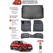 Kia Stonic 2023 Model Araca Özel Kokusuz Paspas Takımı + Bagaj Havuzu