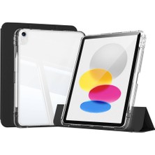 Maks Technology iPad 11.nesil 2025 Kılıf Magnetik Ayrılabilen Airbagli ​mkst Sliding Tablet Kılıfı - Siyah