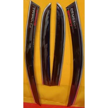 Peugeot 206 Kromlu Yazılı Cam Rüzgarlık 4lü