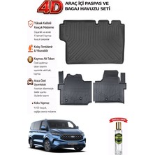 Ford Custom 2023 Model Araca Özel Kokusuz Paspas Takımı + Bagaj Havuzu