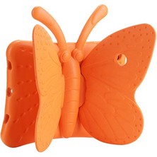 Maks Technology iPad 10.2 (8.nesil) ​mkst Butterfly Standlı Tablet Kılıf - Turuncu