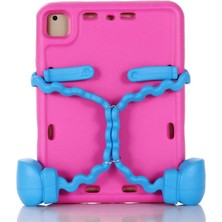 Maks Technology iPad 9.7 2018 (6.nesil) ​mkst Eva Boxer Tablet Silikon - Pembe Koyu