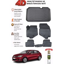 Citroen C4 2016 Model Araca Özel Kokusuz Paspas Takımı + Bagaj Havuzu
