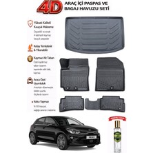 Kia Rio 2020 Model Araca Özel Kokusuz Paspas Takımı + Bagaj Havuzu