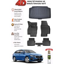 Skoda Scala 2022 Model Araca Özel Kokusuz Paspas Takımı + Bagaj Havuzu