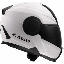 Ls2 Scope 2 Beyaz Kask (Siyah Vizör)