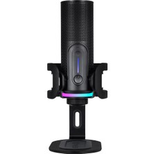 Streamplify Mıc Pro Omni Directional, Cardioid, Bidirectional Rgb Siyah Yayıncı Mikrofonu