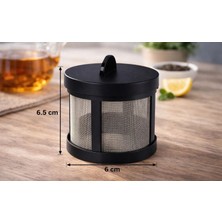 Yeterx Polikarbon Gövdeli Paslanmaz Çelik Demlik Içi Çay Süzgeci 6,5x6 cm