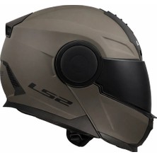 Ls2 Scope 2 Mat Kum Kask (Siyah Vizör)