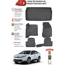 Citroen C4 Hybrıd 2026 Model Araca Özel Kokusuz Paspas Takımı + Üst Bagaj Havuzu