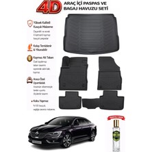 Renault Talisman 2019 Model Araca Özel Kokusuz Paspas Takımı + Bagaj Havuzu