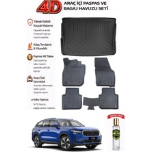 Skoda Kodiaq 2026 Model Araca Özel Kokusuz Paspas Takımı + Üst Bagaj Havuzu