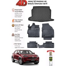 Toyota Yaris Cross 2026 Model Araca Özel Kokusuz Paspas Takımı + Alt Bagaj Havuzu