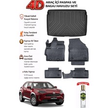 Toyota Yaris Cross 2024 Model Araca Özel Kokusuz Paspas Takımı + Üst Bagaj Havuzu