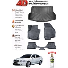 Skoda Octavia 2012 Model Araca Özel Kokusuz Paspas Takımı + Bagaj Havuzu