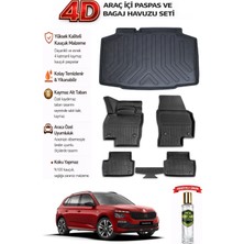 Skoda Kamiq 2026 Model Araca Özel Kokusuz Paspas Takımı + Bagaj Havuzu