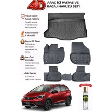 Honda Jazz Execuvite 2025 Model Araca Özel Kokusuz Paspas Takımı + Bagaj Havuzu