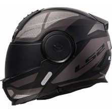 Ls2 Scope 2 Axıs Mat Siyah-Tıtanıum Kask (Siyah Vizör)