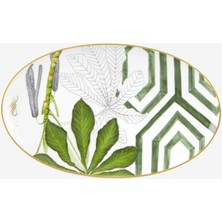 Vista Alegre Amozonia Yeşil Porselen Servis Tabağı 29 cm