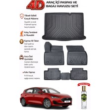 Focus 4 Hatchback 2025 Model Araca Özel Kokusuz Paspas Takımı + Bagaj Havuzu