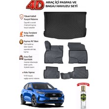 Ford Kuga 2023 Model Araca Özel Kokusuz Paspas Takımı + Bagaj Havuzu