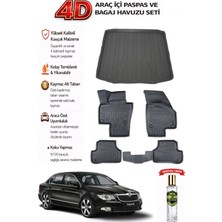 Skoda Super B 2009 Model Araca Özel Kokusuz Paspas Takımı + Bagaj Havuzu