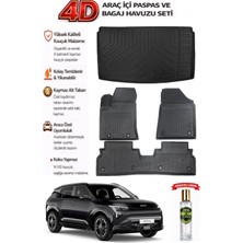 Kia Ev3 2024 Model Araca Özel Kokusuz Paspas Takımı + Alt Bagaj Havuzu