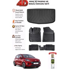 Hyundai I10 2022 Model Araca Özel Kokusuz Paspas Takımı + Bagaj Havuzu