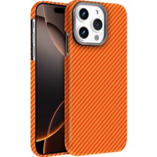 Eco Port Apple Iphone 15 Pro Max Vega Magsafe Kapak - Turuncu