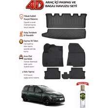 Dacia Jogger 2026 Model Araca Özel Kokusuz Paspas Takımı + Bagaj Havuzu