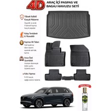 Volvo XC60 2024 Model Araca Özel Kokusuz Paspas Takımı + Bagaj Havuzu