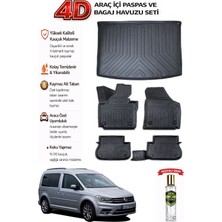 Volkswagen Caddy 2017 Model Araca Özel Kokusuz Paspas Takımı + Bagaj Havuzu