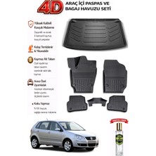 Volkswagen Polo 2008 Model Araca Özel Kokusuz Paspas Takımı + Bagaj Havuzu
