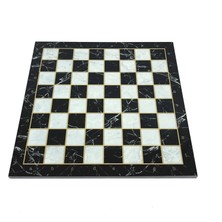 Bıyıklı Tobacco Yenigün Satranç Tahtası Mermer Desenli - Siyah 3xl