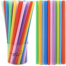 Uğurlu Renkli Düz Frozen Pipet 100 Lu