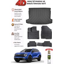Kia Sportage Prestige Smart 2024 Model Araca Özel Kokusuz Paspas Takımı + Bagaj Havuzu