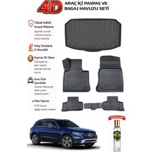 Mercedes Glc Suv 2015 Model Araca Özel Kokusuz Paspas Takımı + Bagaj Havuzu
