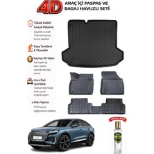 Audi Q4 E-Tron 2022 Model Araca Özel Kokusuz Paspas Takımı + Bagaj Havuzu