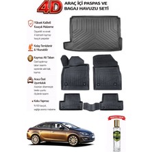 Opel Astra J Sedan 2016 Model Araca Özel Kokusuz Paspas Takımı + Bagaj Havuzu