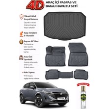 Nissan Qashqai E-Power 2024 Model Araca Özel Kokusuz Paspas Takımı + Alt Bagaj Havuzu