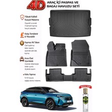 Peugeot 3008 Elektrikli 2026 Model Araca Özel Kokusuz Paspas Takımı + Alt Bagaj Havuzu