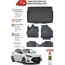 Toyota Yaris 2022 Model Araca Özel Kokusuz Paspas Takımı + Bagaj Havuzu