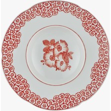 Vista Alegre Coraline Turuncu Porselen Çukur Tabak 25 cm