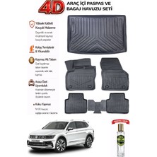 Volkswagen Allspace 2023 Model Araca Özel Kokusuz Paspas Takımı + Bagaj Havuzu