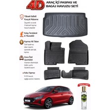 Hyundai I20 Jump Style 2024 Model Araca Özel Kokusuz Paspas Takımı + Bagaj Havuzu