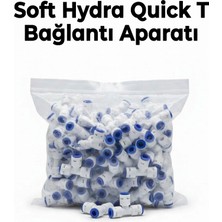 Softhydra Su Arıtma Quick T 1/4 Inç Tee Bağlantı Nipeli – 3 Yollu Hızlı Geçmeli 1/4 x 1/4 x 1/4
