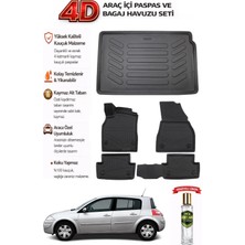 Renault Megane 2 Hatchback 2006 Model Araca Özel Kokusuz Paspas Takımı + Bagaj Havuzu